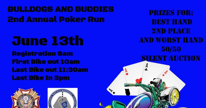 2nd Annual BULLDOGS and Buddies Poker Run