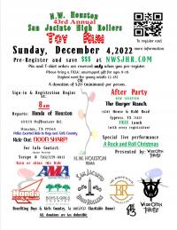 NW Houston San Jacinto Highrollers 43rd Annual Toy Run