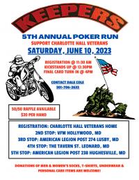 KEEPER's Charlotte Hall Veterans Home Poker Run