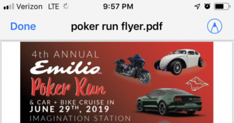 Emilio Inc Poker Run 4th Annual