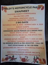 Meldy's Motorcycle Parts Swapmeet 