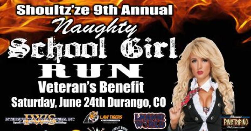 Naughty School Girl Run-Durango, CO.  Annual Veterans Benefit