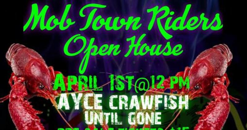 Mob Town Riders RC Open House AYCE Crawfish