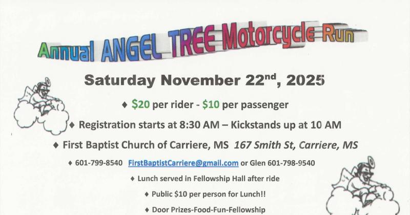 Annual Angel Tree Motorcycle Run