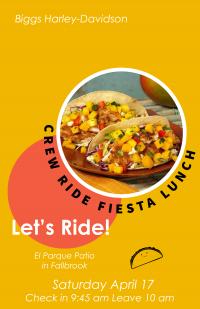 Biggs Crew Ride Fiesta Lunch