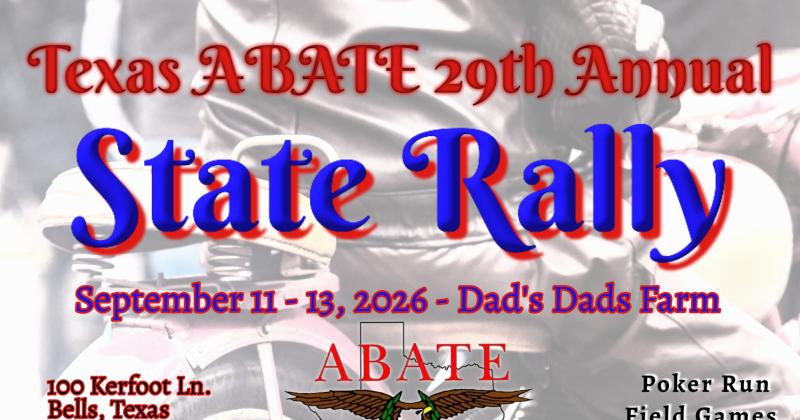 29th Annual Texas ABATE State Rally 