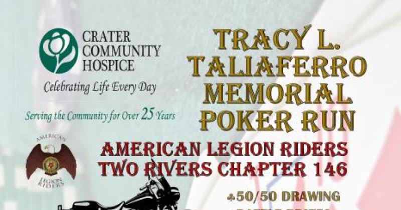 Tracy L Taliaferro Memorial Poker Run to Benefit Crater Community Hospice