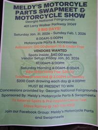 Meldy's Motorcycle Parts Swapmeet and Motorcycle Show 