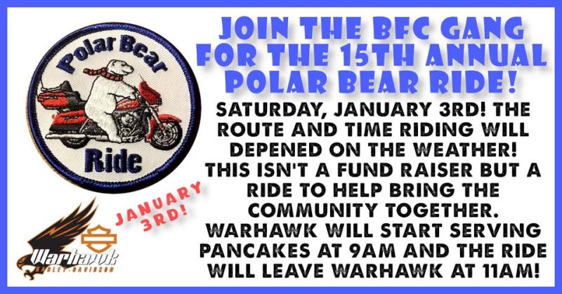 15th Annual BFC Polar Bear Ride