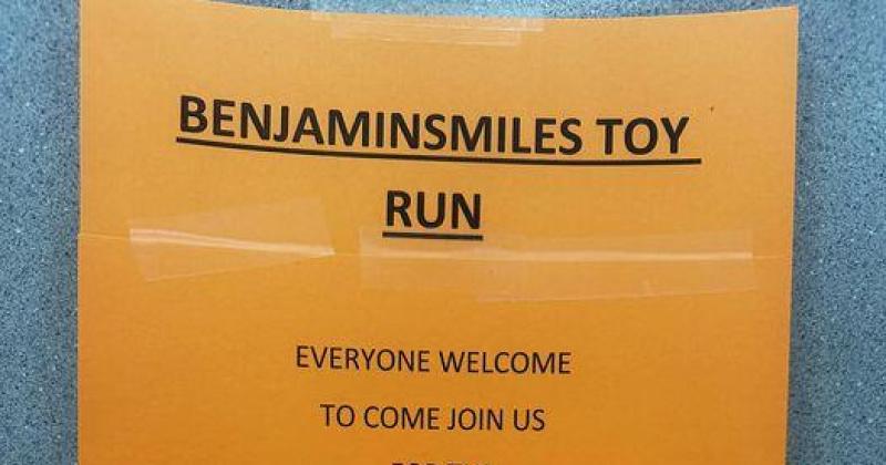Benjamin Smiles Toy Run