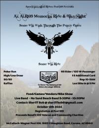 ALR109 Memorial Ride & Bike Night