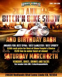 Uncle Tonys Bitch’n Bike Show and Birthday Bash