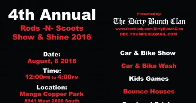 4th Annual Rods N Scoots Show and Shine