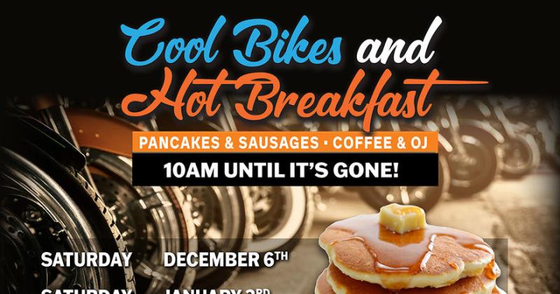 February Cool Bikes & Hot Breakfast at Spitzies Harley