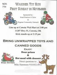 Wagoner Annual Toy Run