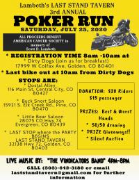 3rd Annual Last Stand Tavern Poker Run