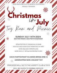 Christmas In July Toy Run and Picnic