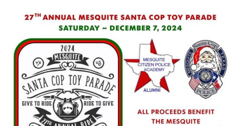Mesquite Santa-Cop Toy Parade