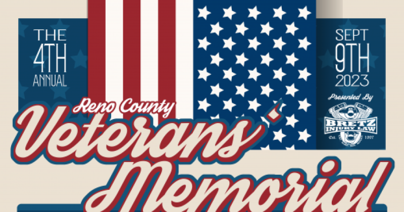 4th Annual Reno County Veterans Memorial Poker Run presented by Bretz Injury Law
