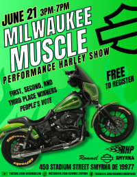 MILWAUKEE MUSCLE Performance Harley Show @ Rommel HD Smyrna