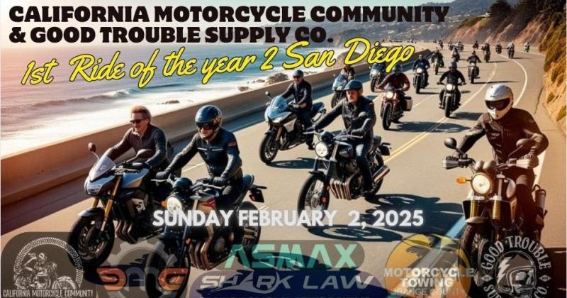 CMC & Good Trouble Supply Co. 1st Ride of the Year to San Diego