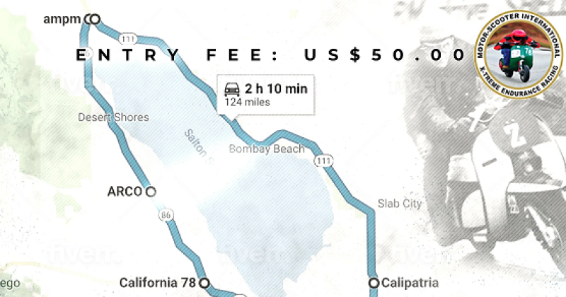 Hell's Loop 400-Mile Extreme Motor-Scooter Endurance