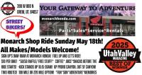 Monarch Annual Shop Fun Ride