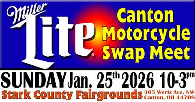 MILLER LITE CANTON MOTORCYCLE SWAP MEET