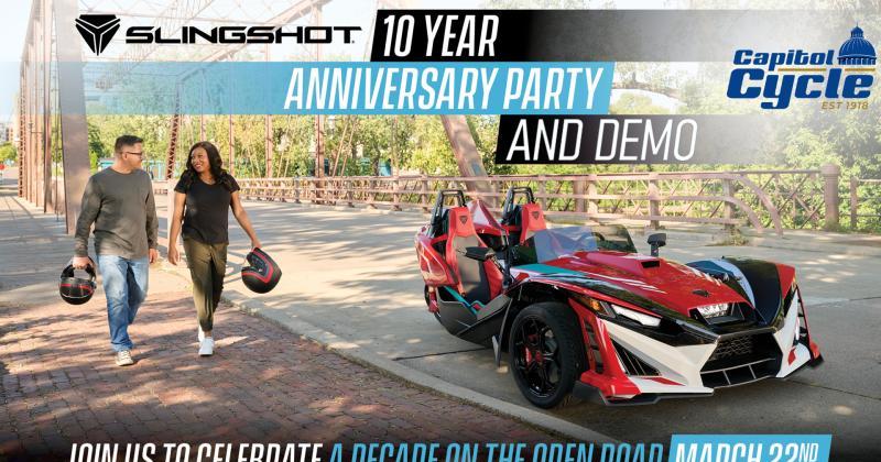 SLINGSHOT 10 YEAR ANNIVERSARY PARTY AND DEMO DAY