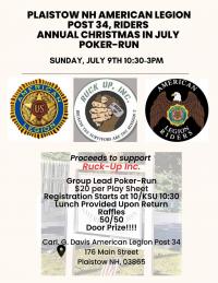 Plaistow American Legion Riders Chapter 34 Poker Run