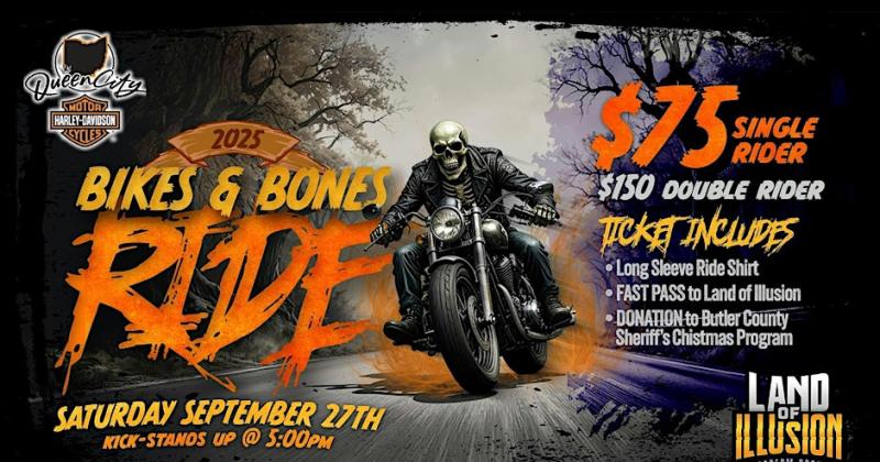 Bones & Bikes Ride to Land of Illusion