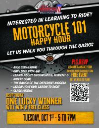 Motorcycle 101 Happy Hour