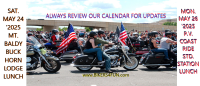 Sat. May 24, 2025 Mt Baldy Ride - ALSO Mon. May 26, 2025 Ride