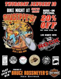 Giuseppie's Steel City Pizza Bike Night