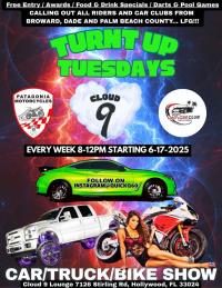 Turnt Up Tuesdays Bike, Car, Truck Show