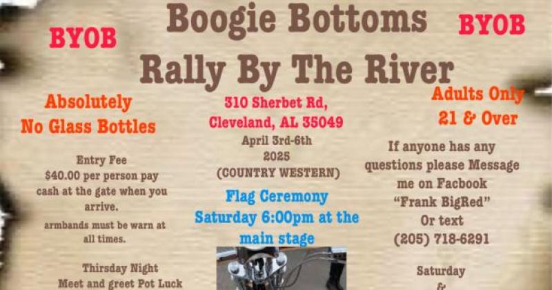 Boogie Bottoms Rally By The River