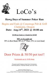 A.B.A.T.E. Lower Columbia Hawg Days of Summer Poker Run