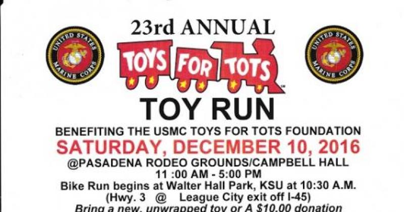 USMC Toys For Tots Toy Run