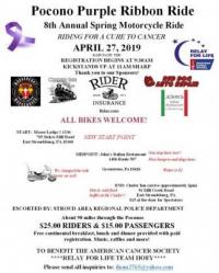 Pocono Purple Ribbon Ride