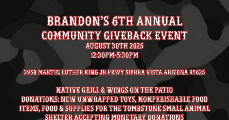 Brandon's 6th Annual Community Giveback Event