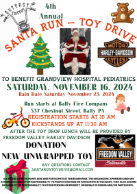 Fourth annual Santa Run Toy Drive