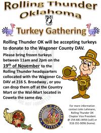 Rolling Thunder Oklahoma Turkey Gathering