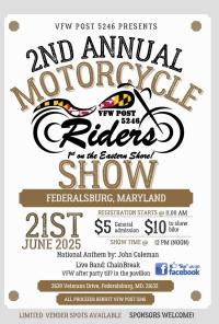 Federalsburg VFW 2nd Annual Bike Show