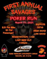 Savages Poker Run