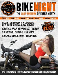 Bike Night at Kickin' Wingz