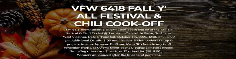 FALL Y'ALL FESTIVAL AND CHILI COOK-OFF