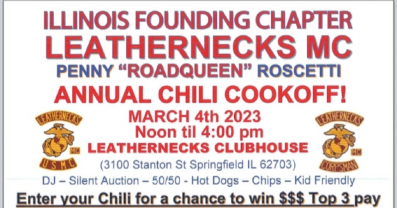 Leathernecks Motorcycle Club Annual Chili Cookoff