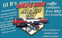 Lil B’s 4th Annual Benefit Memorial Ride & Car Show