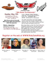 19th Annual  Ride Janie Ride 2025