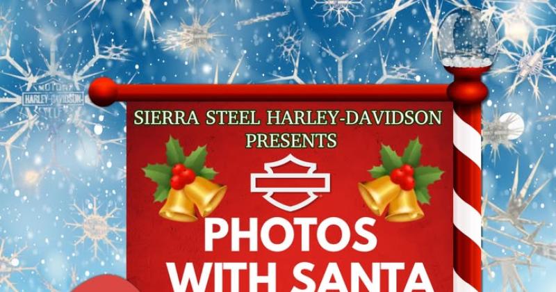 Photos With Santa at Sierra Steel Harley-Davidson